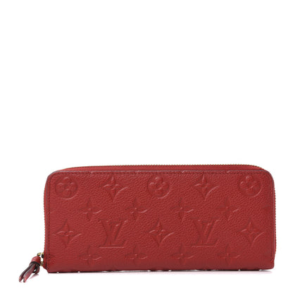 Louis Vuitton Empreinte Clemence Wallet Cherry 1 of 8