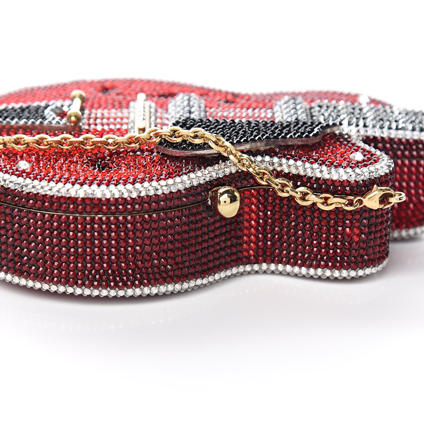Crystal Acoustic Electric Guitar Clutch Fire Multicolor