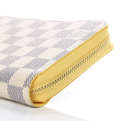 Louis Vuitton Damier Azur Zippy Wallet Jaune Pale 9 of 9