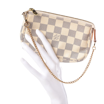 Louis Vuitton Damier Azur Mini Pochette Accessories 2 of 7