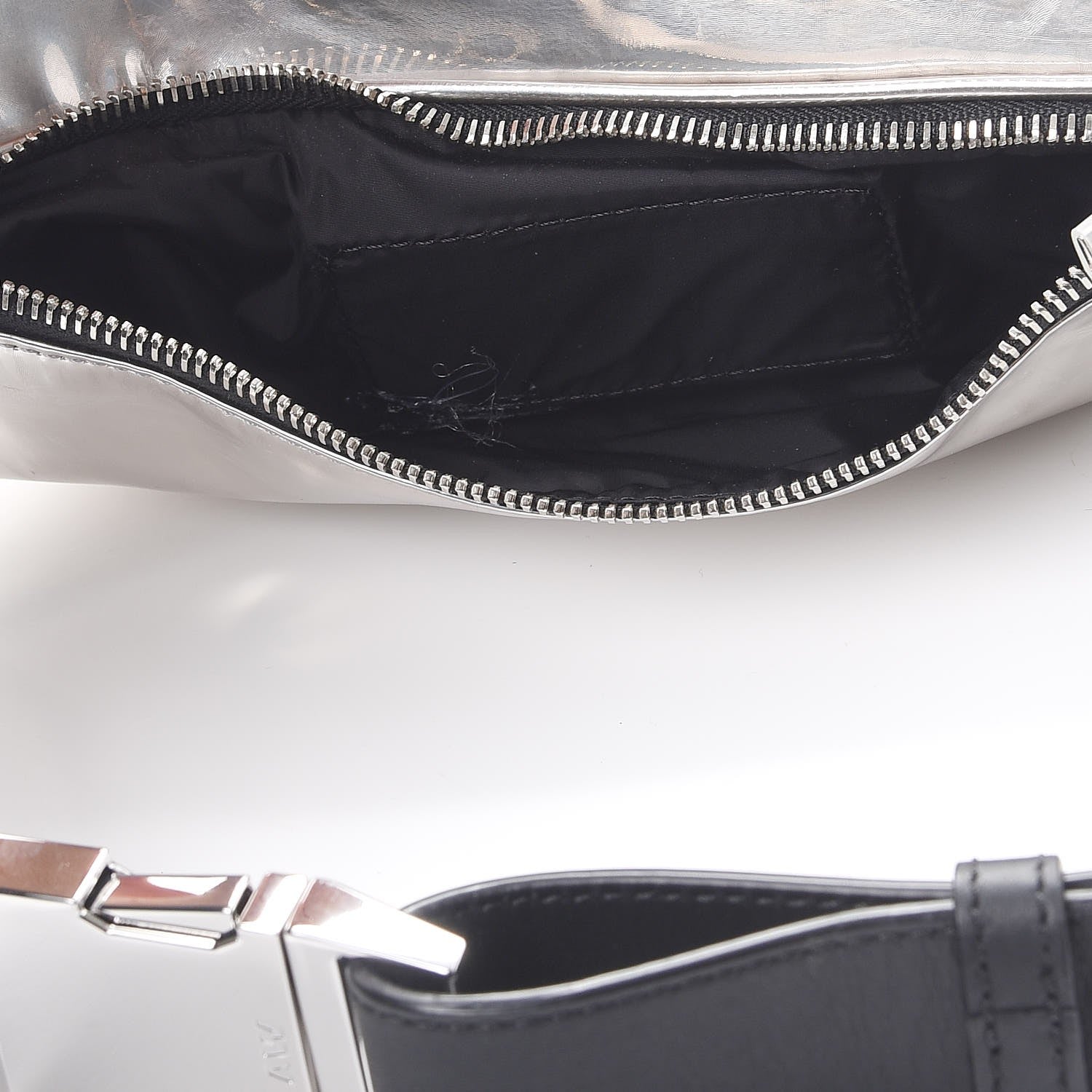 Alexander Wang Mirror Mini Attica Chain Fanny Pack Belt Bag Silver 7 of 10