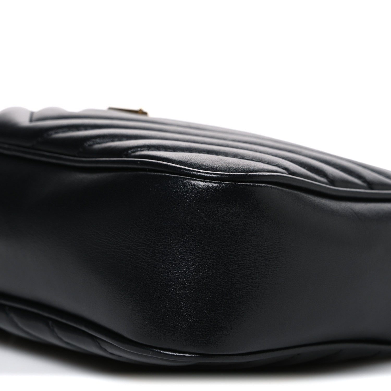 Saint Laurent Calfskin Matelasse Monogram Lou Camera Bag Black 9 of 9