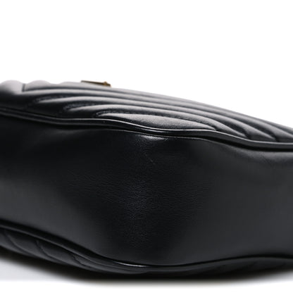 Saint Laurent Calfskin Matelasse Monogram Lou Camera Bag Black 9 of 9