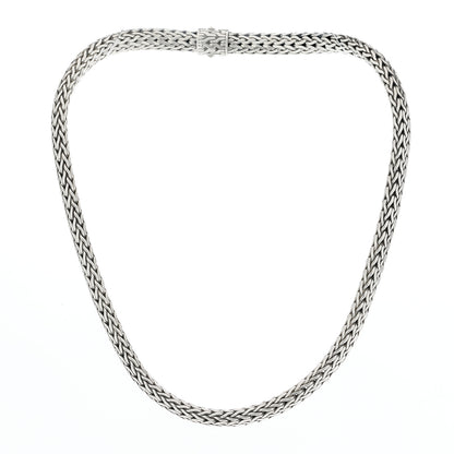 John Hardy Sterling Silver 7.5mm Classic Chain Necklace 16" 2 of 3