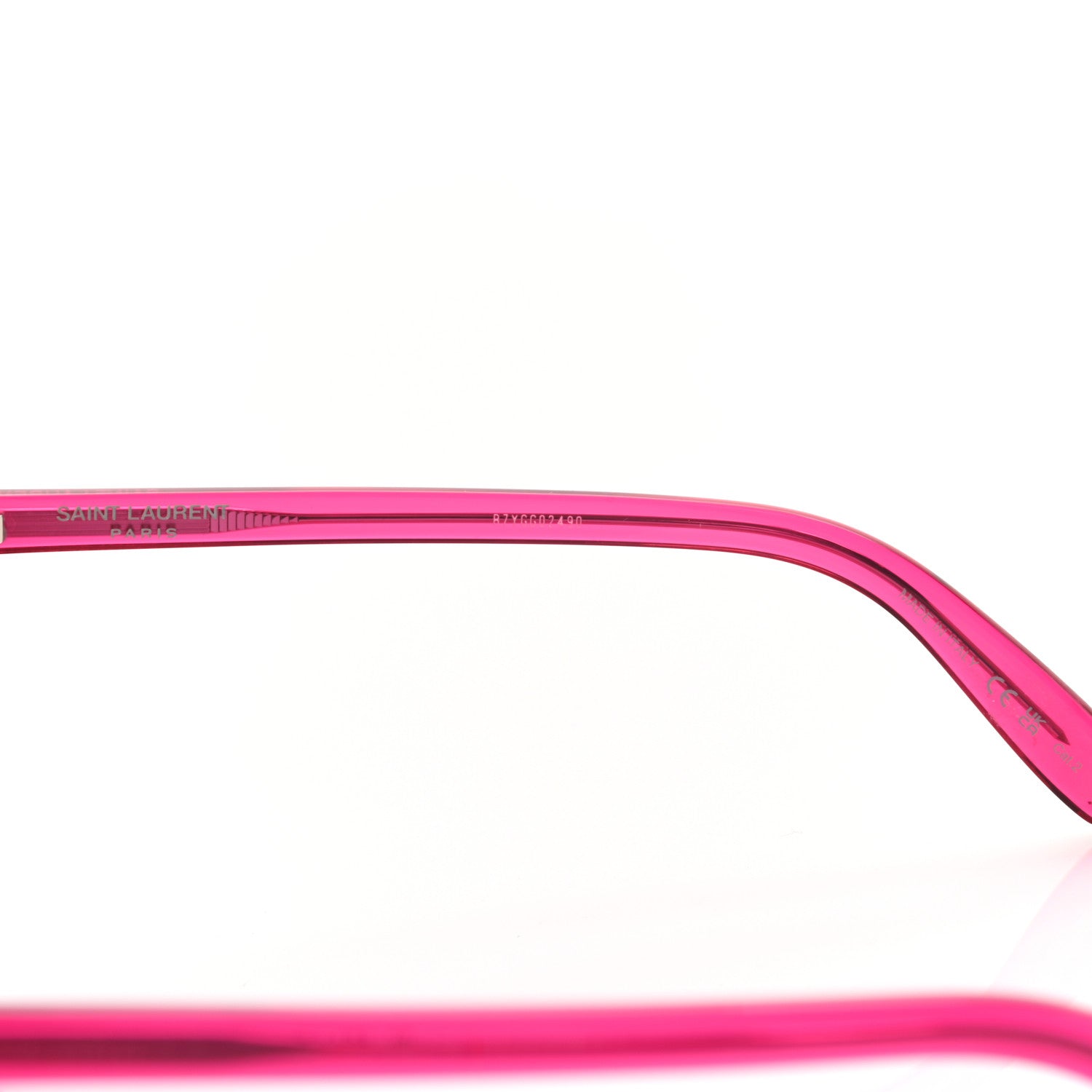 Saint Laurent Acetate Heart Frame Loulou SL181 Sunglasses Pink 7 of 8