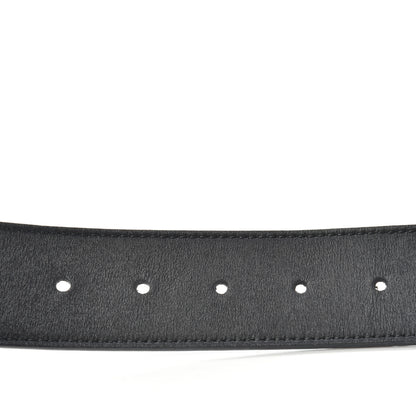 Gucci Moon Calfskin Pearl Double G 40mm Belt 85 34 Black Cream 5 of 6