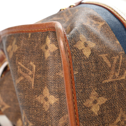 Louis Vuitton Monogram Rayures Tisse Sac GM Blue 13 of 18