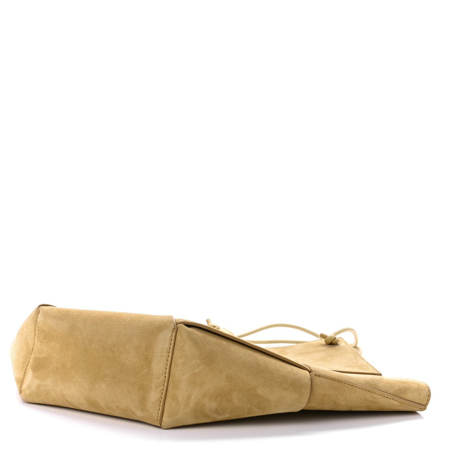 Suede Maxi Intrecciato Tote Cane Sugar Tapioca
