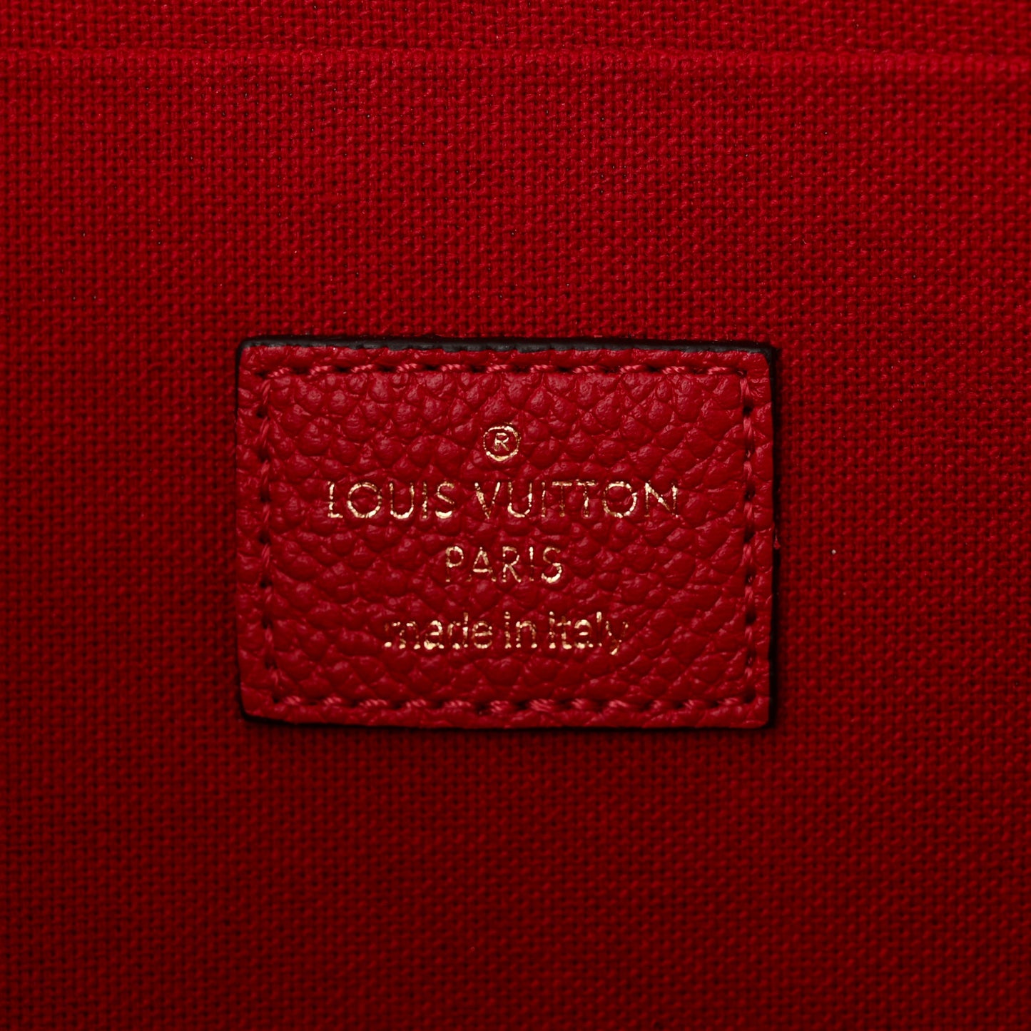 Empreinte Pochette Felicie Chain Wallet Scarlet