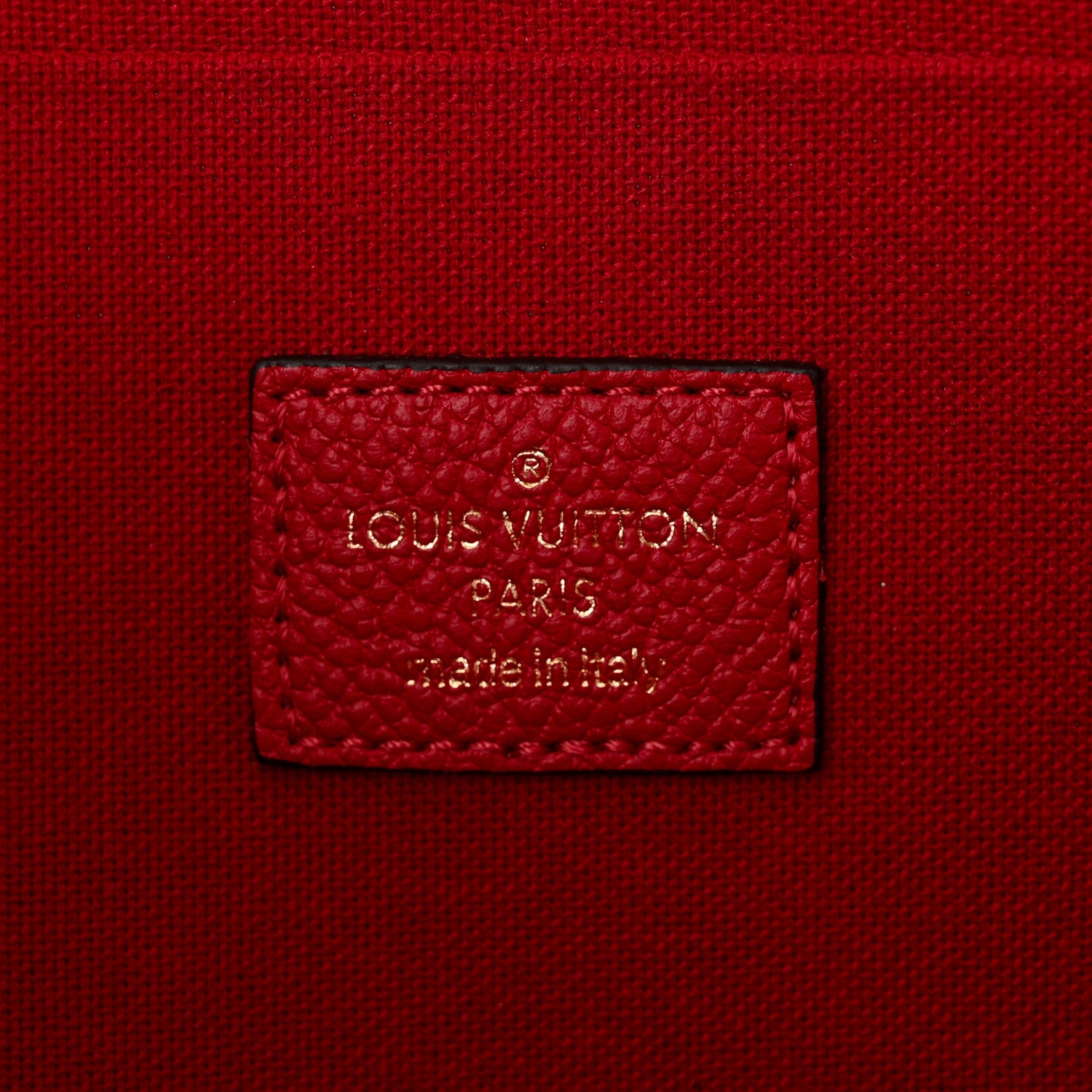 Louis Vuitton Empreinte Pochette Felicie Chain Wallet Scarlet 7 of 11