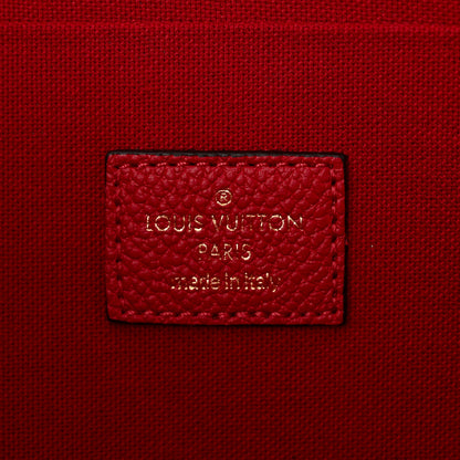 Louis Vuitton Empreinte Pochette Felicie Chain Wallet Scarlet 7 of 11