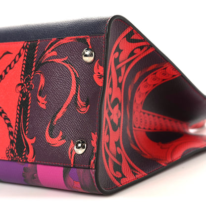 Salvatore Ferragamo Printed Calfskin Vara Bow Top Handle Tote Multicolor 9 of 9