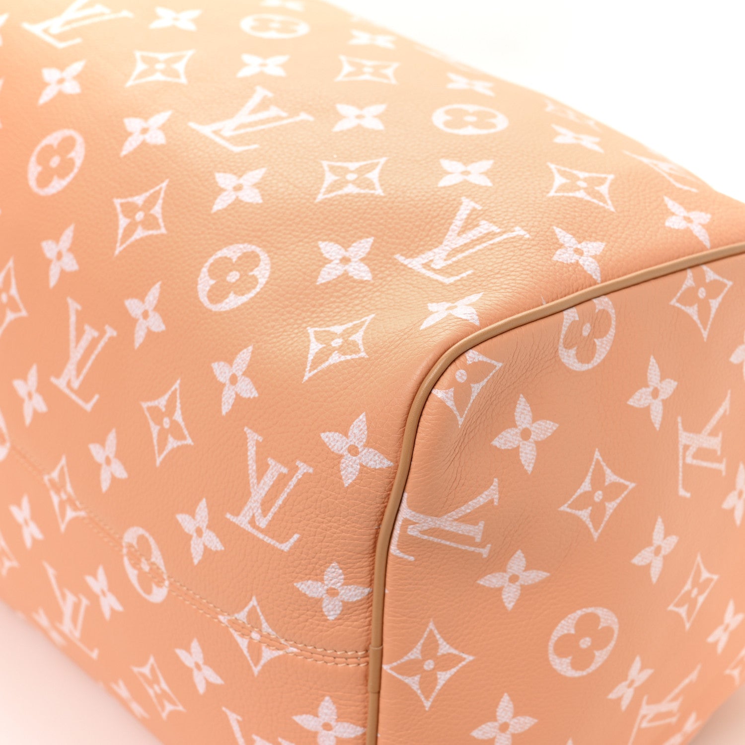 Louis Vuitton Calfskin Monogram Speedy P9 Bandouliere 40 Summer Peach 9 of 11