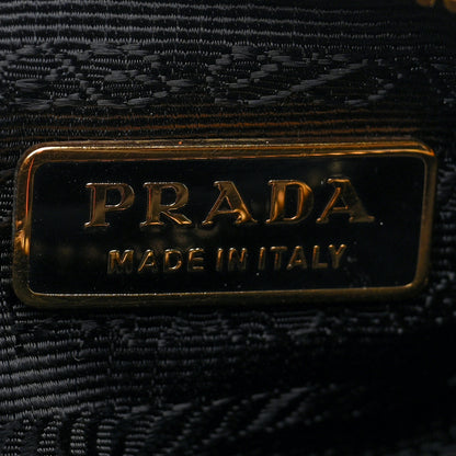 Prada Tessuto Nylon Bow Wristlet Black 6 of 7