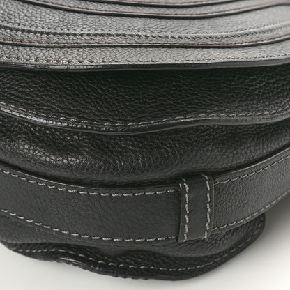 Chloe Calfskin Medium Marcie Round Crossbody Bag Black 5 of 16