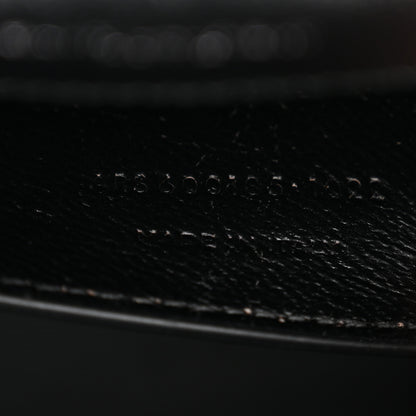 Saint Laurent Grain De Poudre Textured Mixed Matelasse Triquilt Medium Monogram Satchel Black 7 of 11