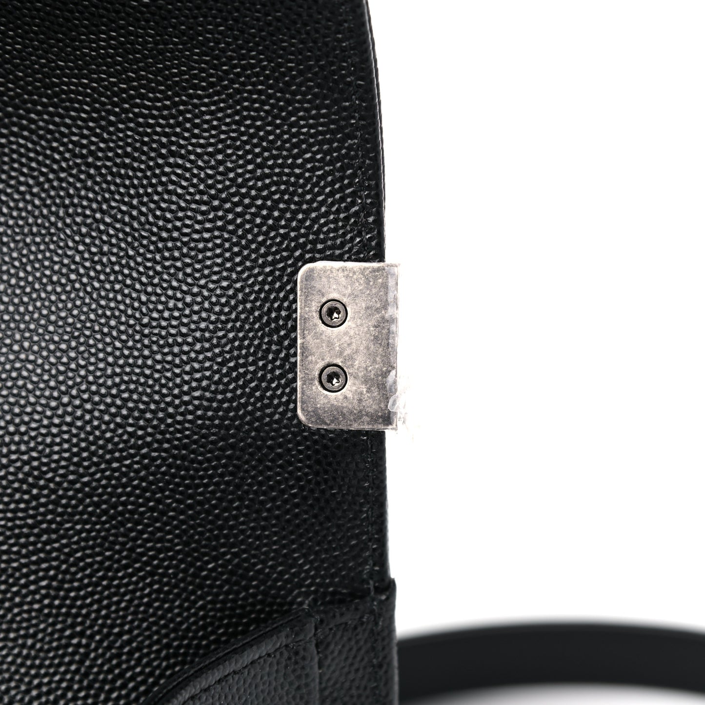 Caviar Quilted Medium Boy Flap Black