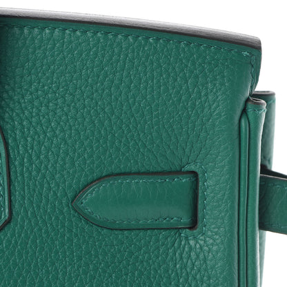 Hermes Taurillon Clemence Birkin 30 Vert Vertigo 9 of 34