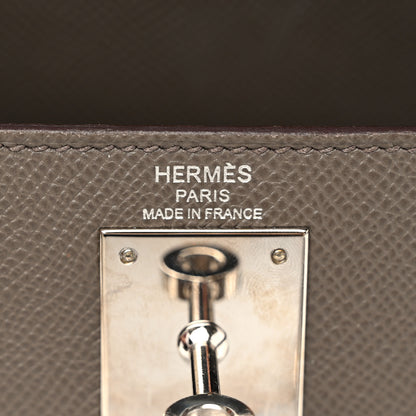 Hermes Epsom Kelly Sellier 28 Etain 6 of 12