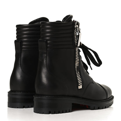 Christian Louboutin Calfskin Quilted En Hiver Boots 36.5 Black 4 of 9