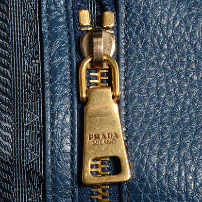 Prada Vitello Daino Handbag Bleuette 9 of 12