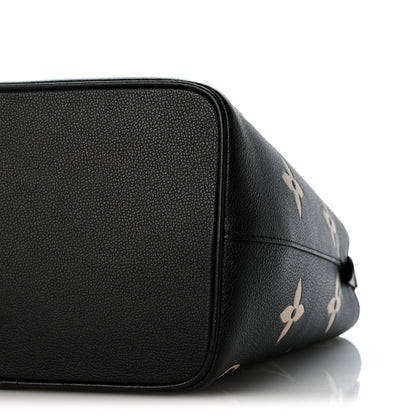 Louis Vuitton Empreinte Monogram Giant Neonoe MM Black Beige 9 of 12
