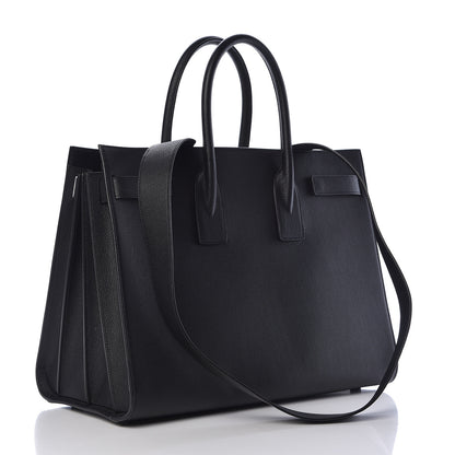 Saint Laurent Grained Calfskin Large Sac De Jour Carryall Black 3 of 14