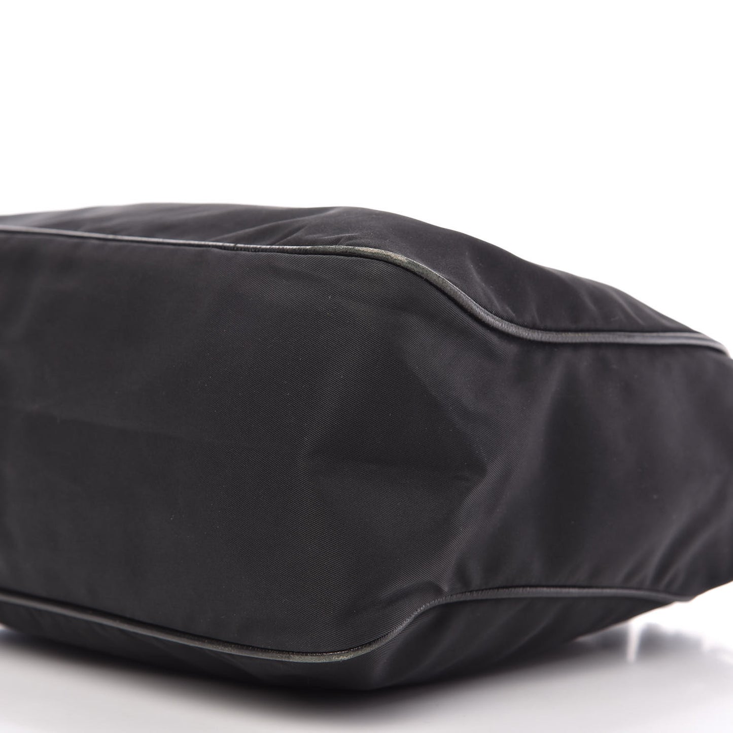 Tessuto Nylon Saffiano Hobo Black