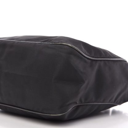 Prada Tessuto Nylon Saffiano Hobo Black 7 of 11