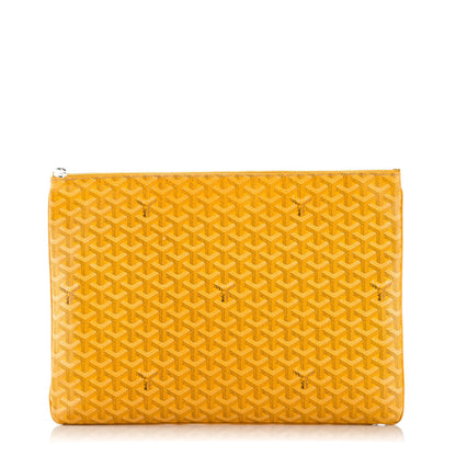 Goyard Goyardine Senat Pochette GM Yellow 1 of 7