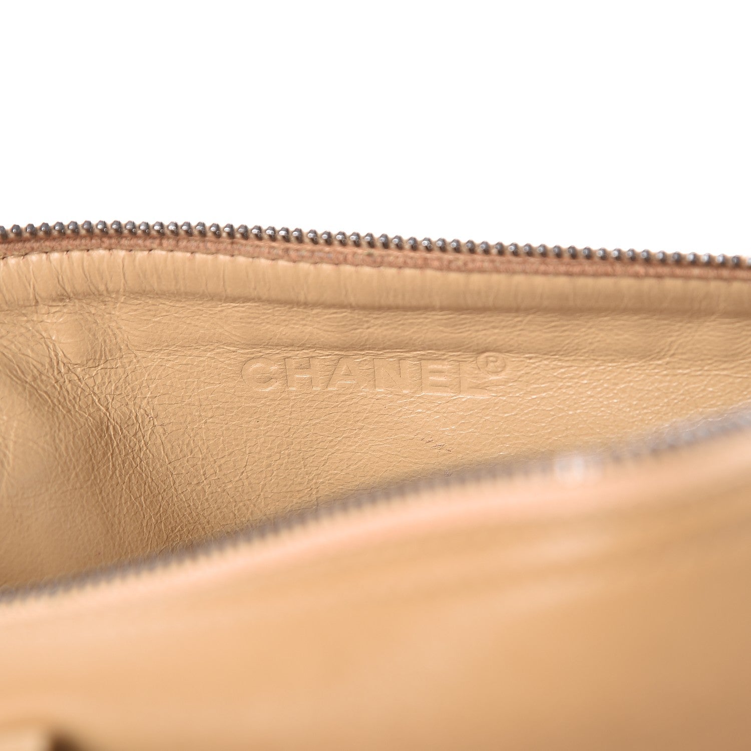 Chanel Lambskin CC Shoulder Bag Beige 7 of 12