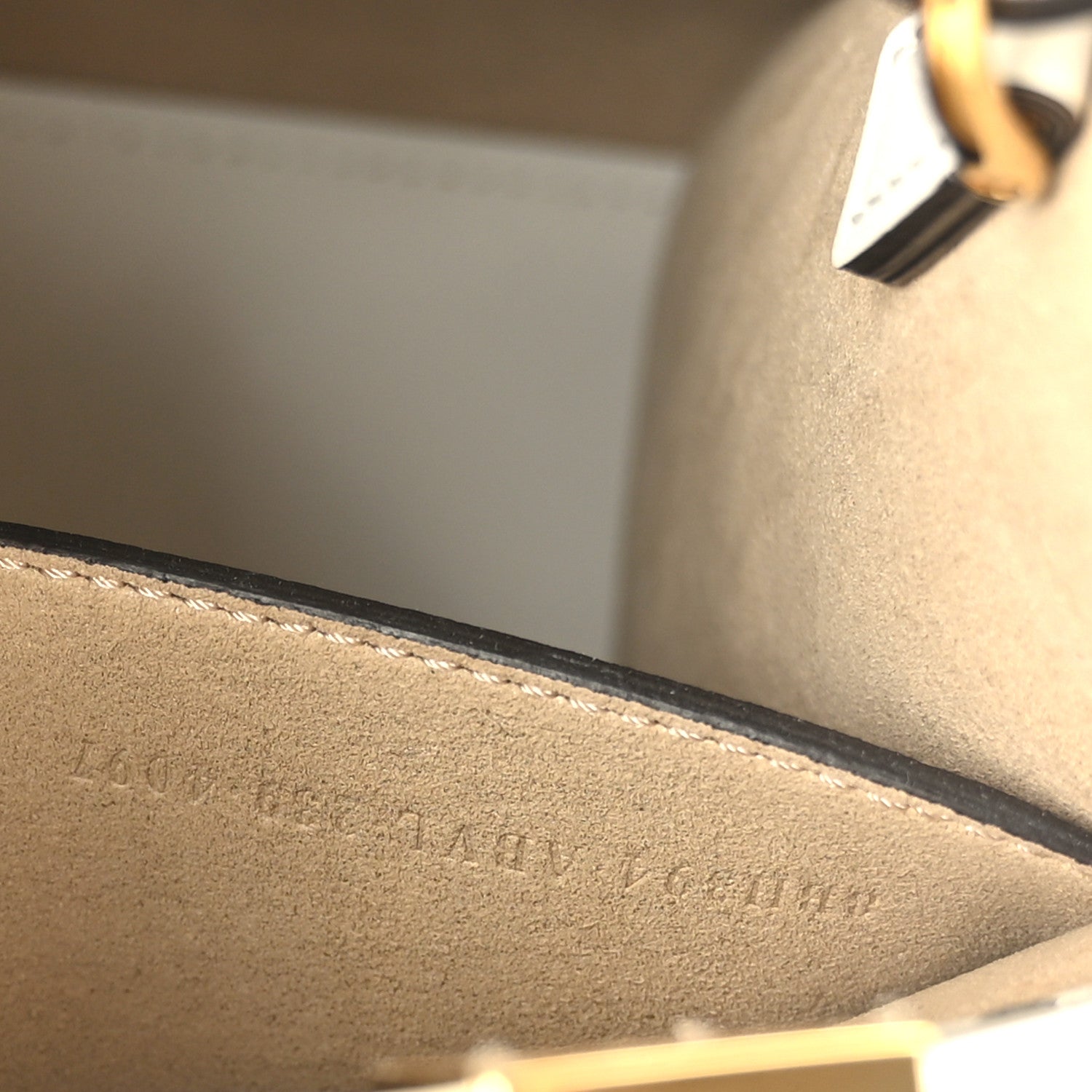 Fendi Vitello King Plexiglass Logo Embossed Small Fendi Sunshine Shopper Tote White Rice 7 of 9