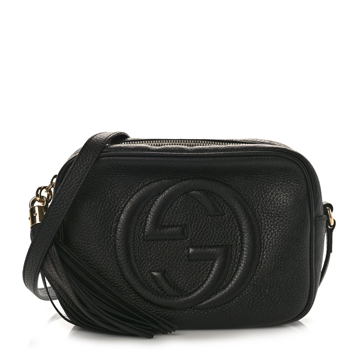 Gucci Pebbled Calfskin Small Soho Disco Bag Black 1 of 9
