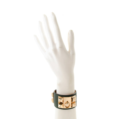 Hermes Epsom Collier de Chien CDC Bracelet S Vert Anglais 2 of 6