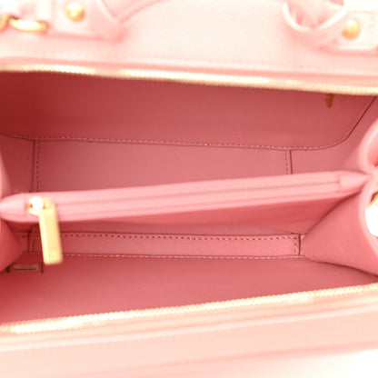 Chanel Caviar Quilted Medium CC Filigree Vanity Case Rose Pink 5 of 9