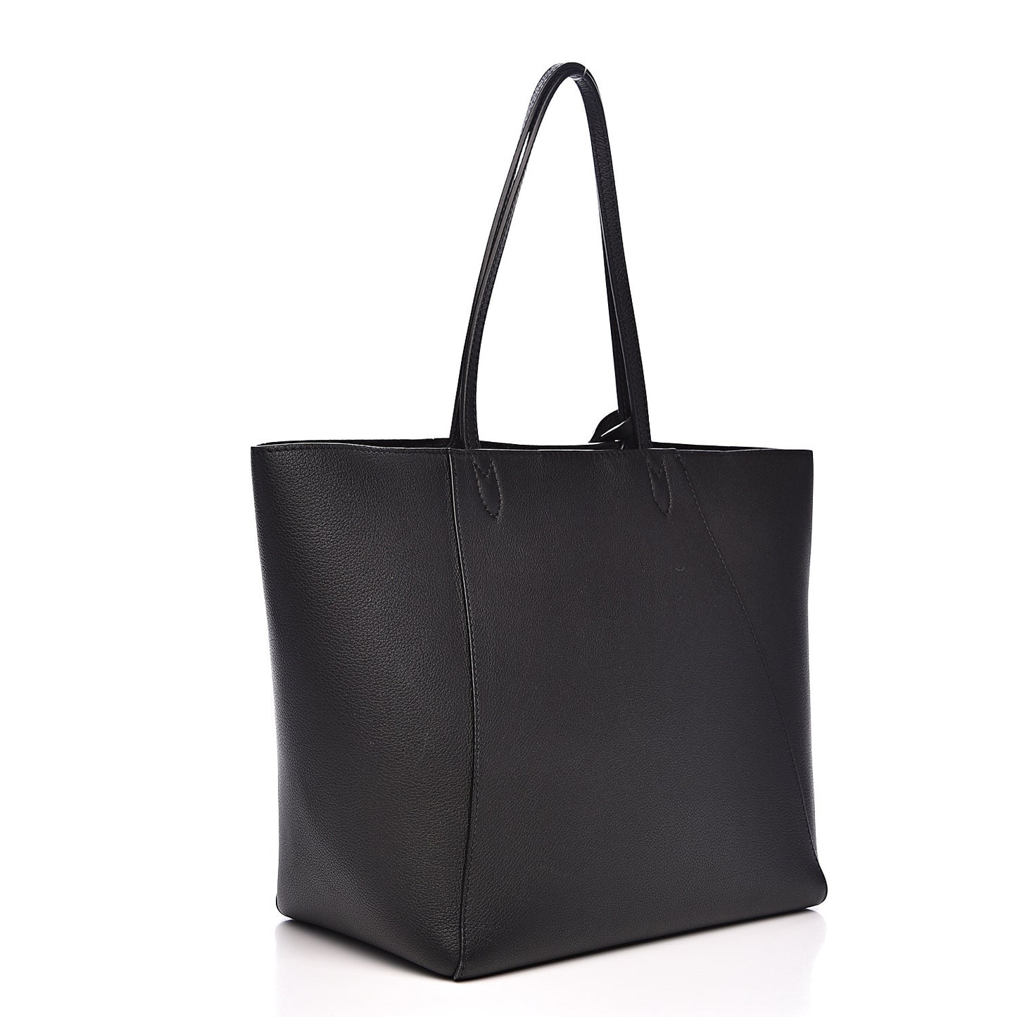 Calfskin Lockme Cabas Black