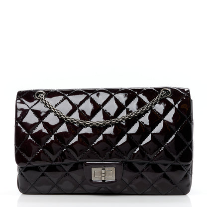 Chanel Patent Quilted 2.55 Reissue 227 Flap Black 1 of 10