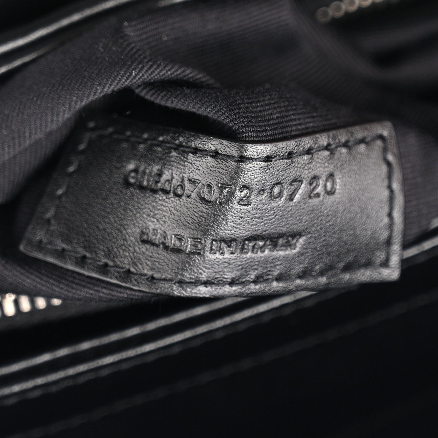 Saint Laurent Calfskin Y Quilted Monogram Toy Loulou Crossbody Bag Black 7 of 13