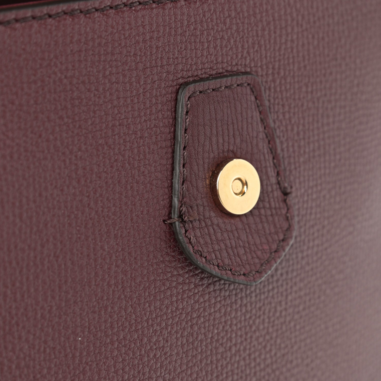 Burberry Derby Calfskin House Check Small Camberley Mahogany Red 10 of 11
