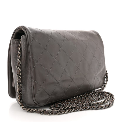 Chanel Lambskin Quilted Single Flap Grey 3 of 11