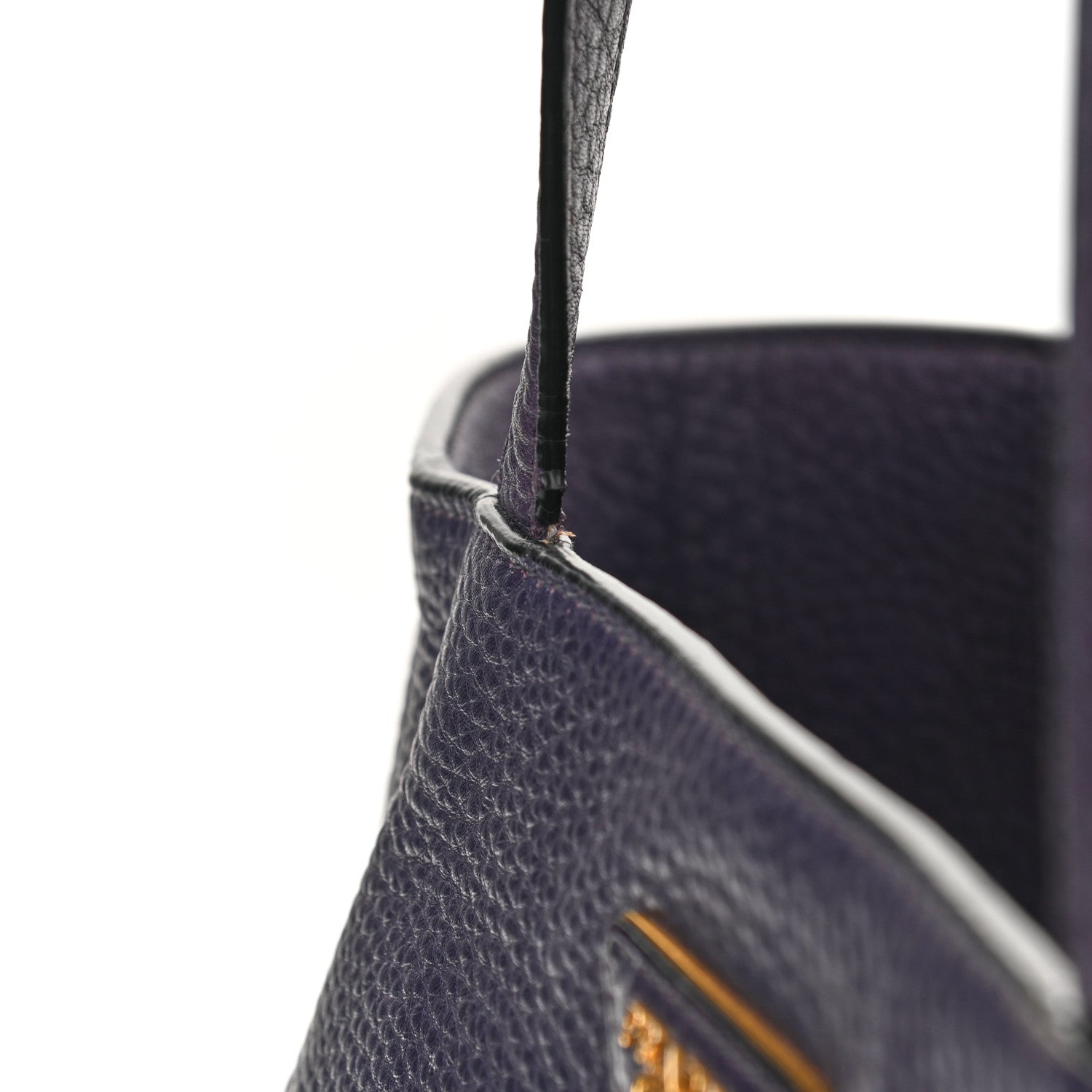 Prada Vitello Daino Tote Melanzana 16 of 19