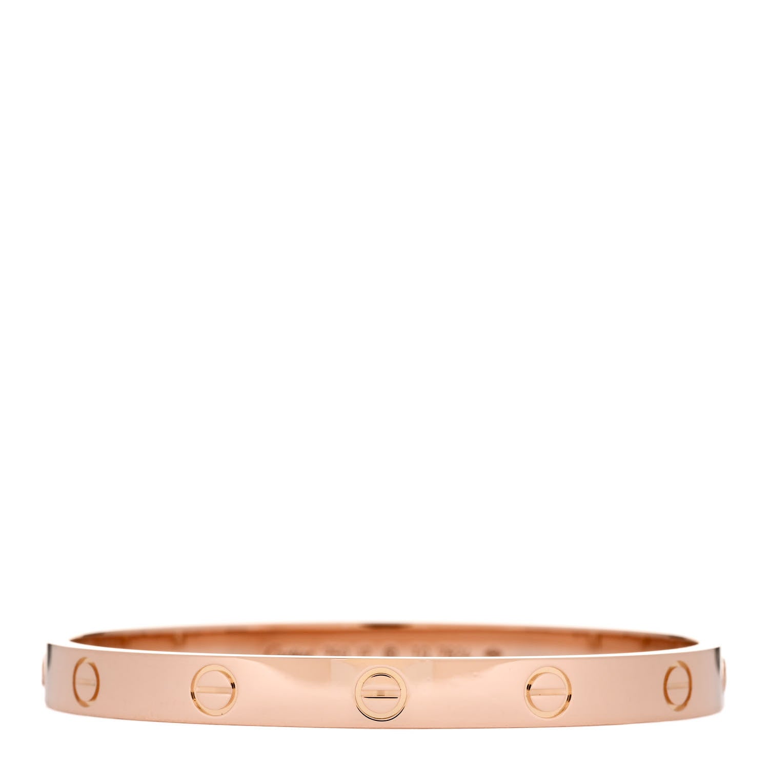 Cartier 18K Pink Gold LOVE Bracelet 17 1 of 7