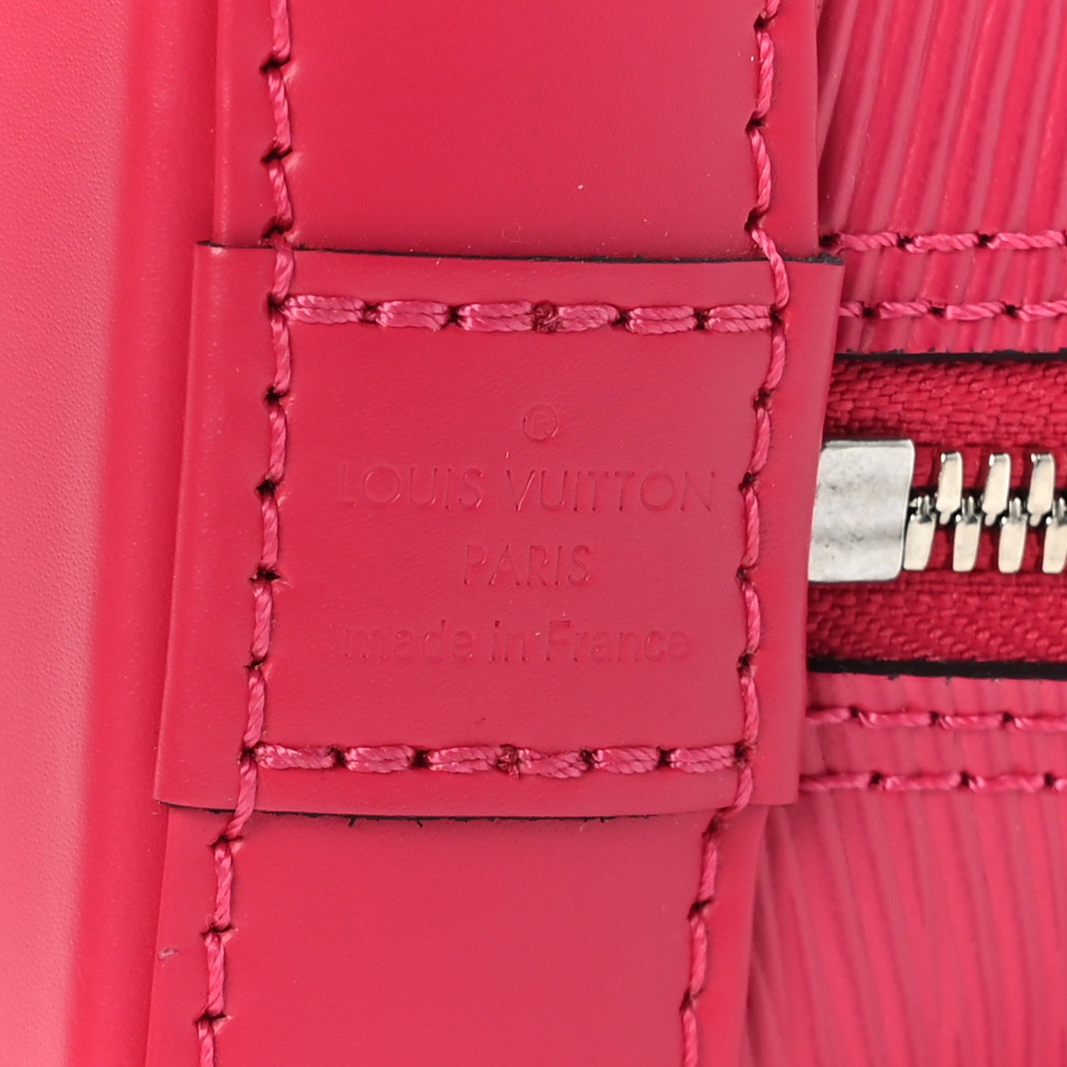 Louis Vuitton Epi Jacquard Alma BB Rose Pondicherry 6 of 9