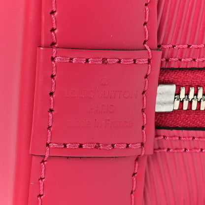 Louis Vuitton Epi Jacquard Alma BB Rose Pondicherry 6 of 9
