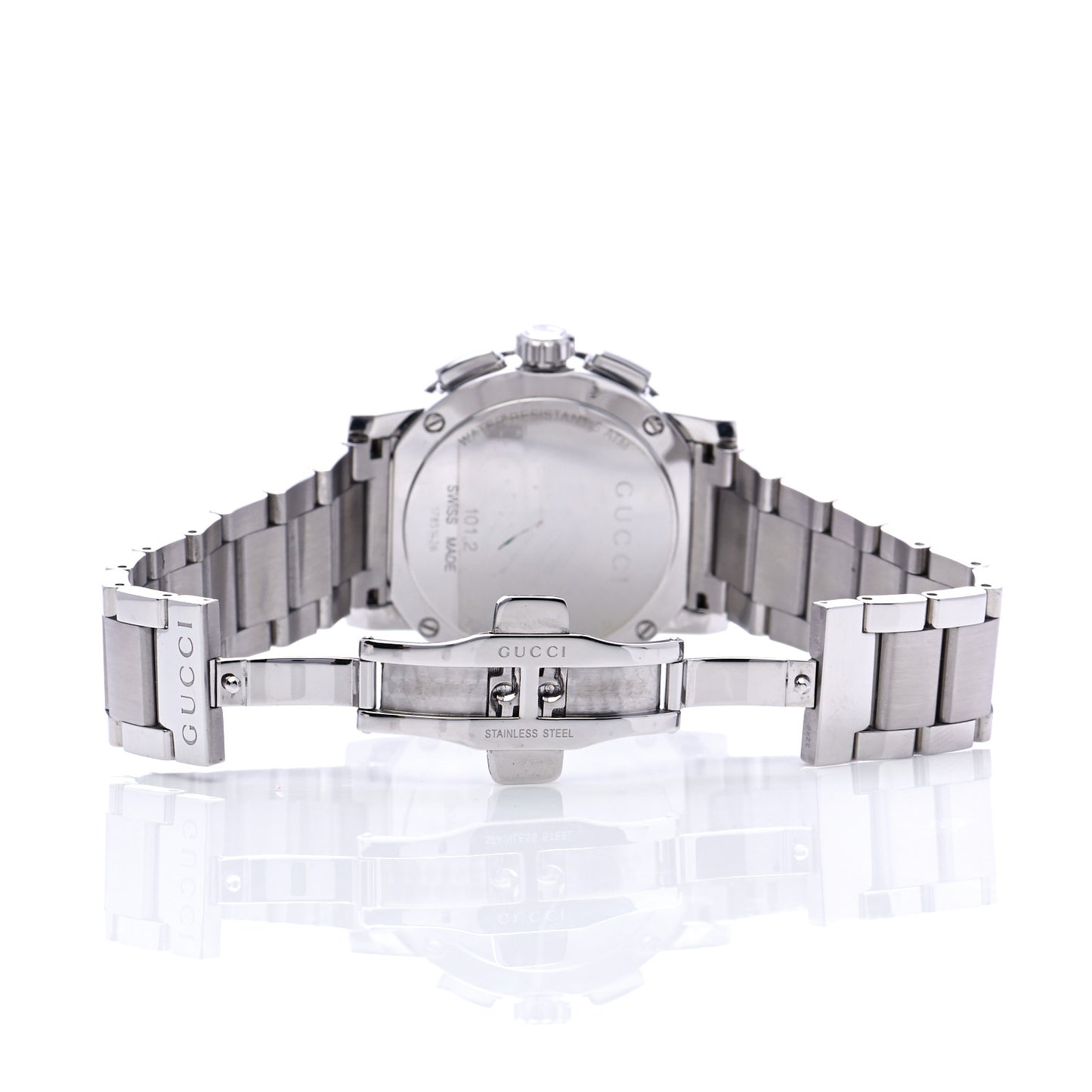 Stainless Steel 44mm G-Chrono Quartz Watch Black