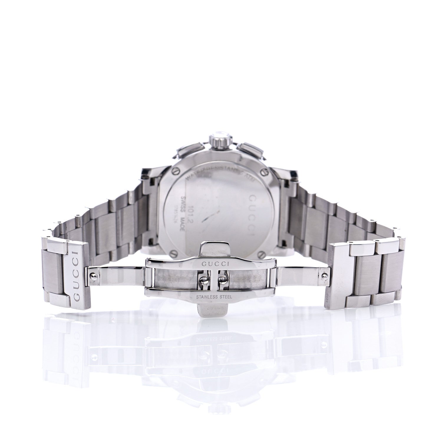 Gucci Stainless Steel 44mm G-Chrono Quartz Watch Black 5 of 7