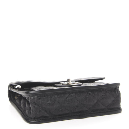 Chanel Caviar Quilted Mini French Riviera Flap Black 4 of 11