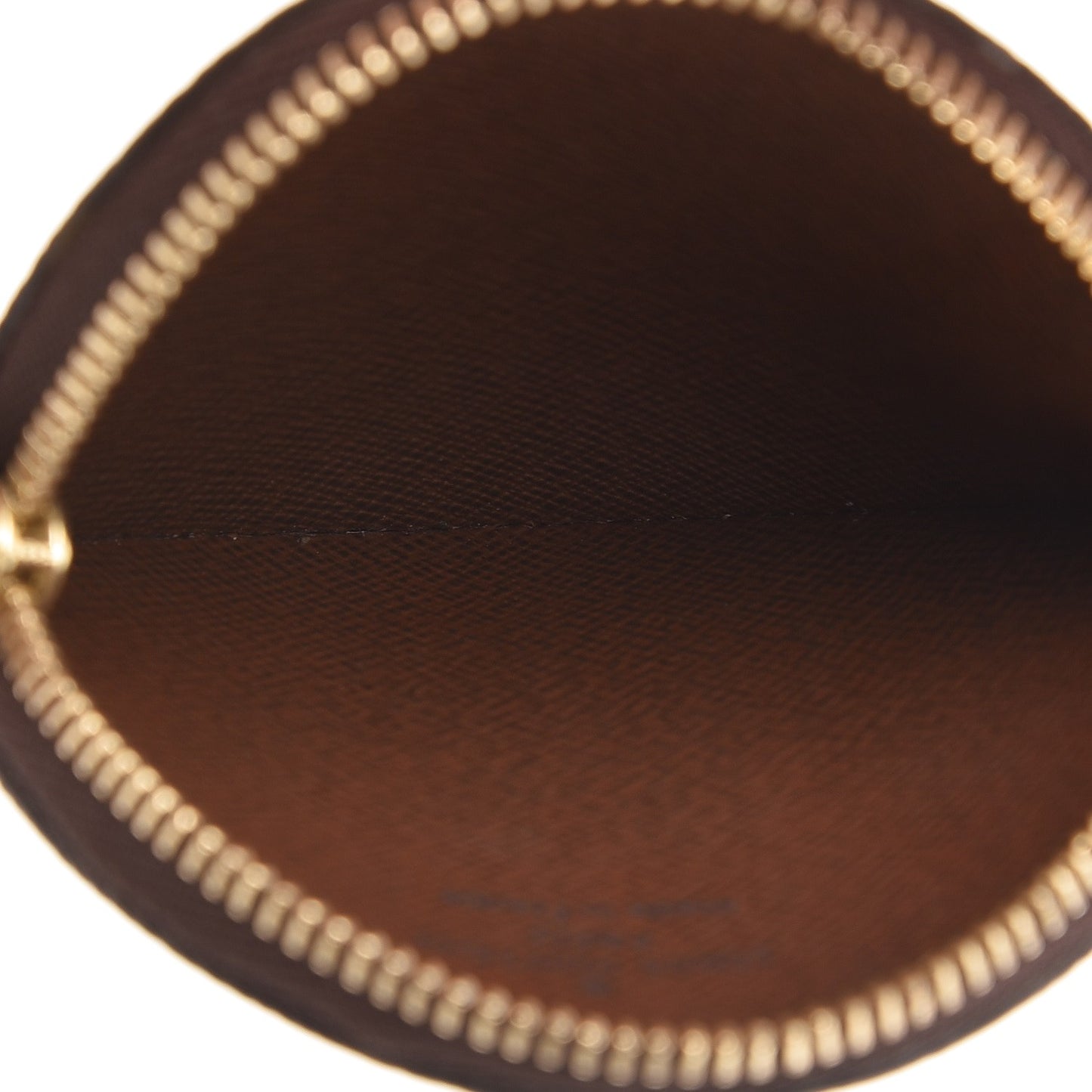 Monogram Round Coin Purse