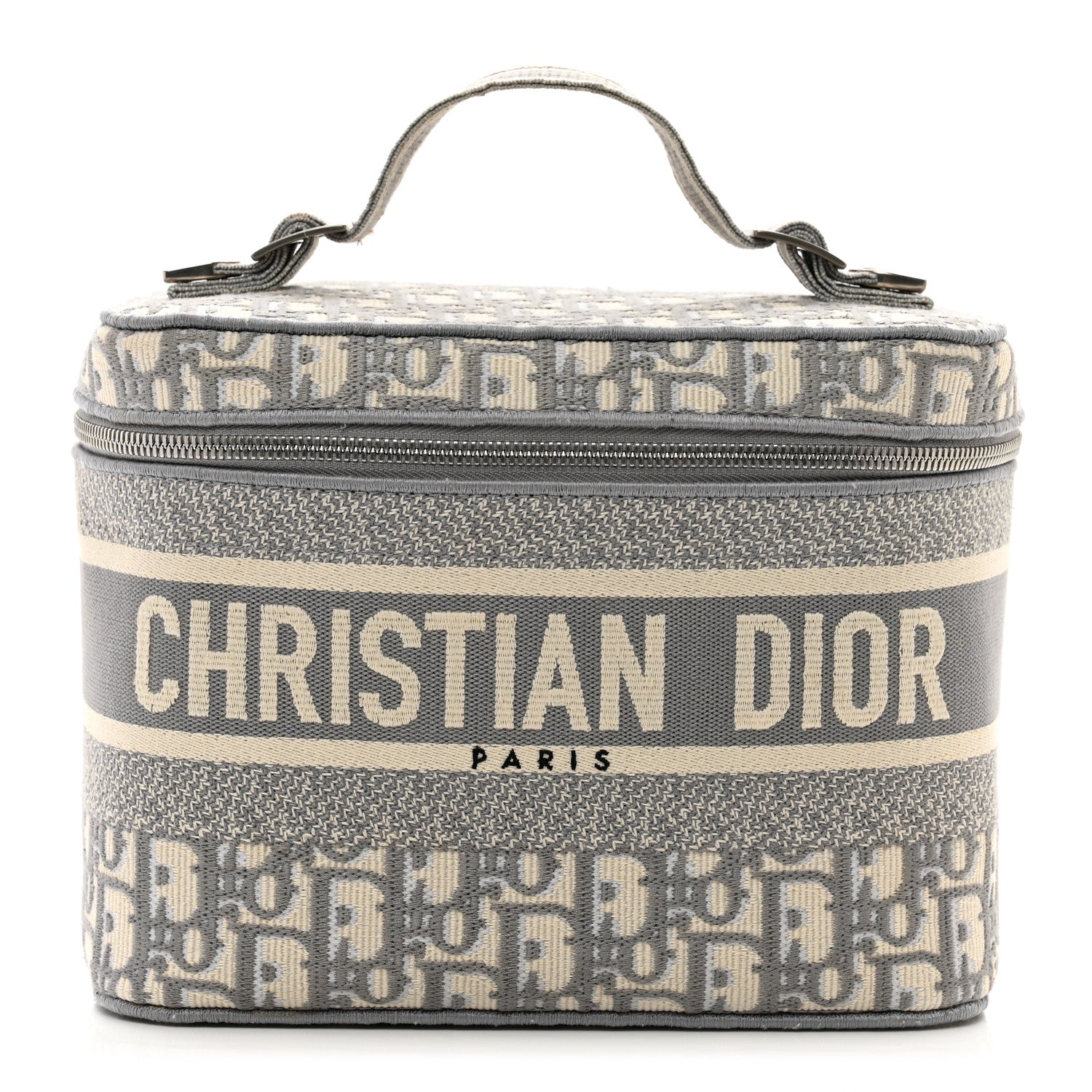 Christian Dior Oblique Diortravel Vanity Case Grey 1 of 8