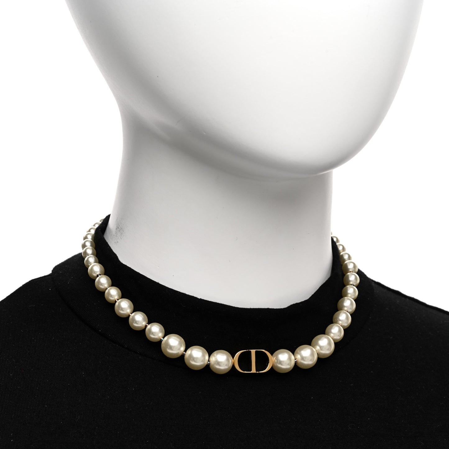 Pearl 30 Montaigne Choker Necklace Gold